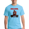 
Jacked red bulldog mascot deadlifting heavy weights on the SWOLE PATROL T-Shirt by Teka Originals.