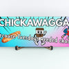 Rustic “Chickawagga!” funny wall plaque with bold, playful lettering and whimsical design, perfect for kitchens, living rooms, or as a quirky gift.


