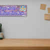 Wooden plaque with bold engraved text “Vintage Model – Still Runs Like New,” designed for grandmothers as a funny and heartfelt décor piece.
