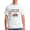 Grandma powerlifting graphic tee with slogan “Spoiling Kids & Crushing PRs”