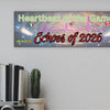 Plaque design reading Heartbeat of the Game, Echoes of 2026 with heartbeat line shaping into a World Cup ball, radiating soundwaves.