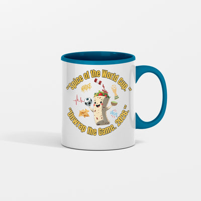 World Cup 2026 Spice of the World Cup Coffee Mug with bold chili-inspired design, humor-driven fan art, and playful soccer energy.