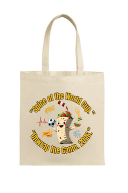 “Spice of the World Cup Tote Bag – bold, colorful fan gear for World Cup 2026, perfect for stadiums, travel, and everyday use.”