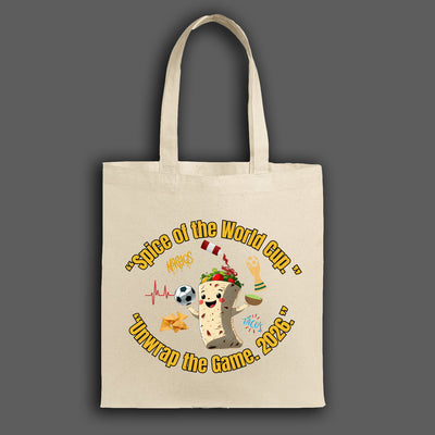 “Spice of the World Cup Tote Bag – bold, colorful fan gear for World Cup 2026, perfect for stadiums, travel, and everyday use.”