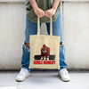 “Swole Patrol Tote Bag – Funny gym-inspired tote for lifters, fitness enthusiasts, and everyday use”