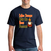 Graphic t-shirt with bold text reading “Coffee Stronger Than the Hose Pressure” for first responders and coffee lovers.
