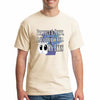 Unisex t-shirt with bold sarcastic text “Protect & Serve, Sarcastically Roll My Eyes” in distressed lettering, perfect for first responders with humor.