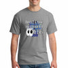 Unisex t-shirt with bold sarcastic text “Protect & Serve, Sarcastically Roll My Eyes” in distressed lettering, perfect for first responders with humor.