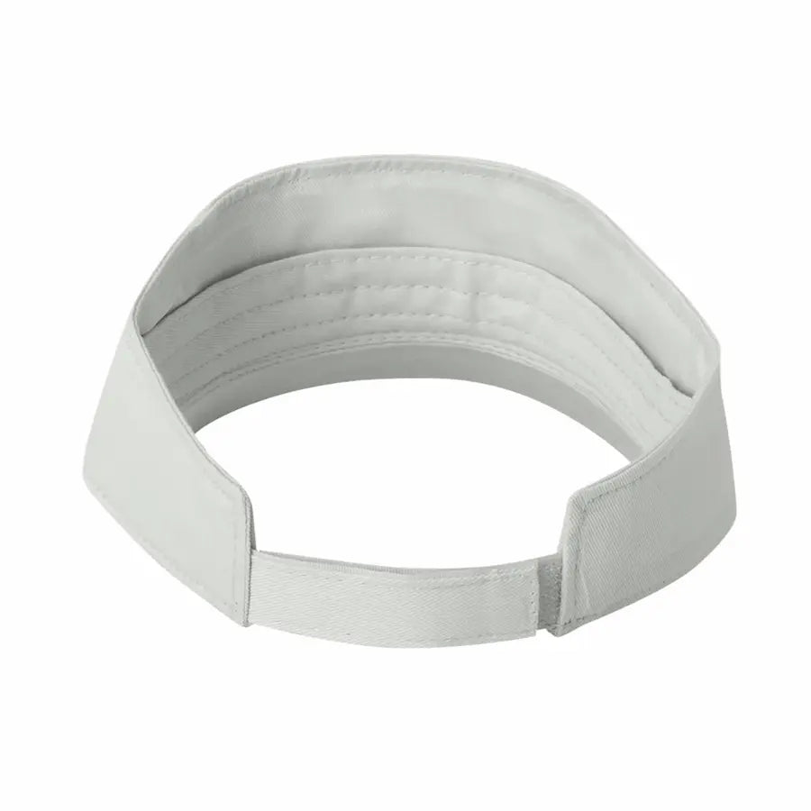 White FUBAR Sports Visor with bold rebel statement design