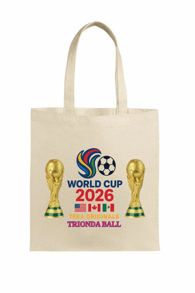 World Cup 2026 Trionda 2.0 Tote Bag with bold soccer design, eco-friendly durable build, and match-day fan essentials style.