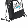 “Sport Tek gym duffel bag featuring Warrior Blueprint logo, durable design, and bold minimalist style — symbolizing strength and discipline.”