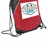“Sport Tek gym duffel bag featuring Warrior Blueprint logo, durable design, and bold minimalist style — symbolizing strength and discipline.”