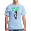 Game Over Old Sport retro video game T-shirt 80s 90s pixel art