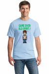 Game Over Old Sport retro video game T-shirt 80s 90s pixel art