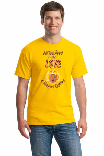 All You Need is Love Tee with minimalist typography on soft unisex t-shirt