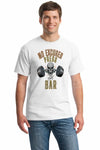 No Excuses Press the Bar T Shirt worn during heavy bench press workout