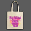 Hot Mess Since Y2K Tote Bag, eco-friendly canvas tote, humorous millennial nostalgia design