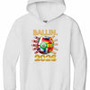 Ballin 2026 World Cup Youth Hoodie worn by young soccer fan in casual setting
