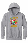 World Cup 2026 Youth Hoodie worn by youth soccer fan celebrating international football culture