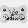 Cat humor pet hotel gato bowl mat under cat food bowls