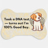 DNA Test 100% Good Boy dog humor bowl mat under pet bowls