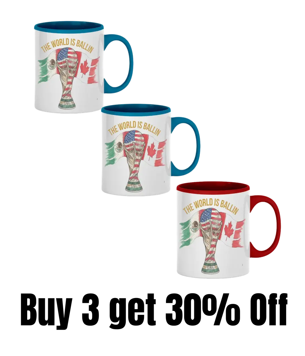 Soccer Mug – The World is Ballin Cup